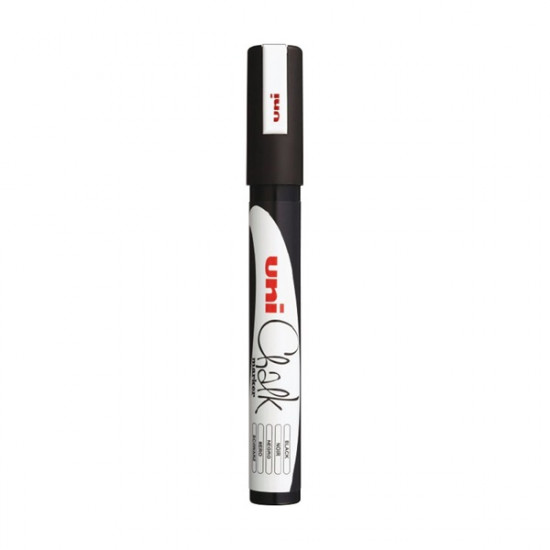 UNI Chalk Marker Pen PWE-5M Medium Bullet Tip - Fehér (2UPWE5MFEH)