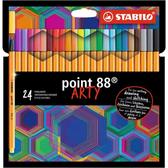 Stabilo ARTY Point 88 24db-os vegyes színű tűfilc készlet (8824/1-20)