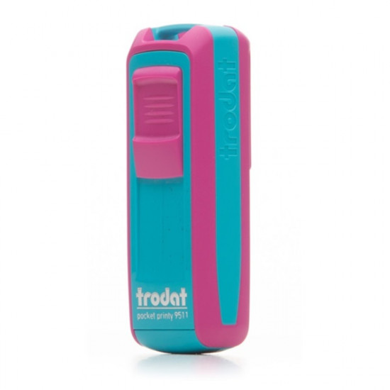 Trodat Pocket Printy pink/türkiz bélyegző (9511PI/TUR/F) Trodat Pocket Printy pink/türkiz bélyegző (9511PI/TUR/F)