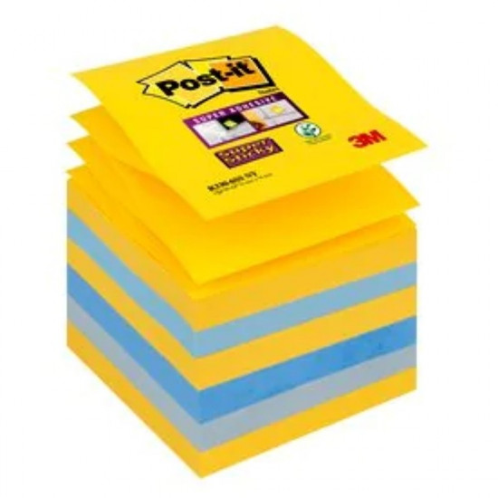 Post-it Super Sticky New York 76x76mm 6x90lap Z-jegyzettömb (7100207346)