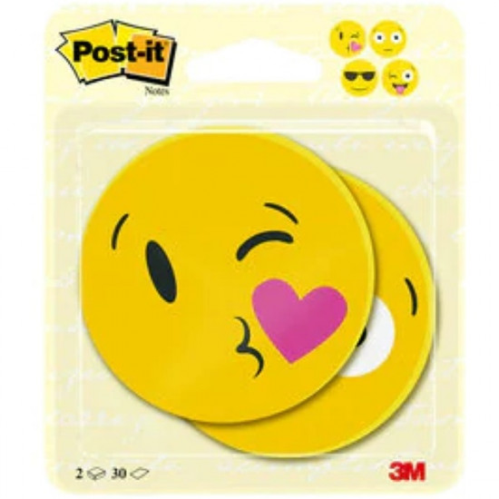 Post-it EMOJI mintájú 2x30lap 70x70mm öntapadó jegyzettömb (7100236592)