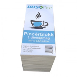 IRISOffice 7x15x3cm 3db/csomag pincérblokk (8503001-01)