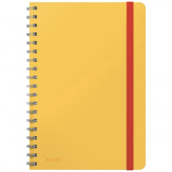 Leitz COSY Soft touch B5 meleg sárga kockás spirálfüzet (44840019)