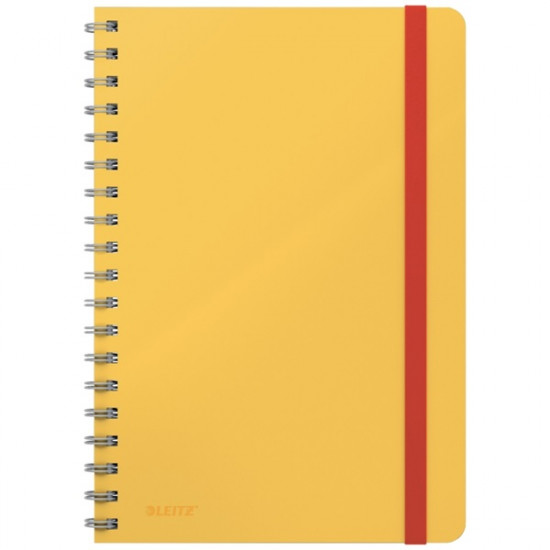 Leitz COSY Soft touch B5 meleg sárga kockás spirálfüzet (44840019)