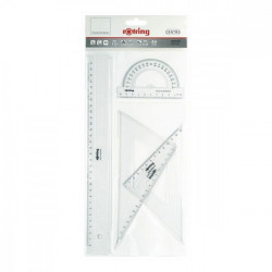 Rotring víztiszta 4db-os vonalzókészlet (NRR0221370)