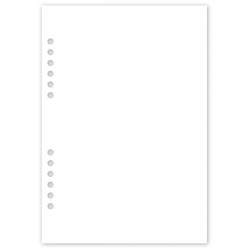 Realsystem 1/410 üres jegyzet gyűrűs naptár kiegészítő (1410-00)