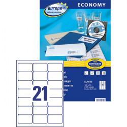 Avery Europe100 63.5mm x 38.1mm univerzális 2100db-os etikett (ELA040)