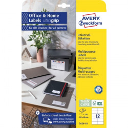 Avery 3424-10 105x48mm 120db-os fehér univerzális etikett (3424-10)