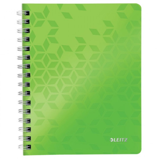 Leitz Wow A5 80lapos vonalas zöld spirálfüzet (46390054)