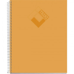 Miquelrius Tranz A5 100lapos PP kockás vegyes színű spirálfüzet (A15238027)