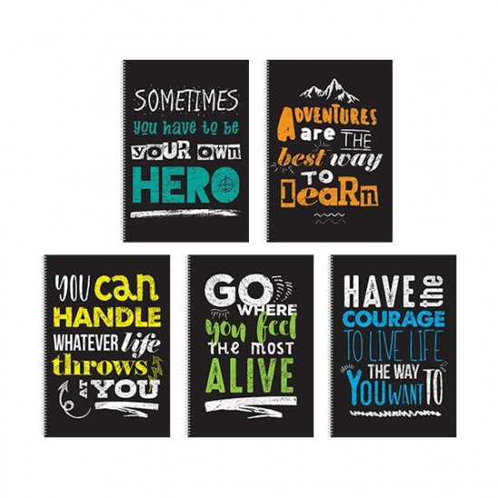 Pátria Design Say It Loud A4 100lapos többtantárgyas spirálfüzet (P1112-1749)