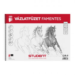 ICO Student B4 famentes vázlatfüzet (7500117002)