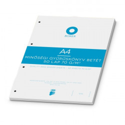 Boxer A4 vonalas gyűrűskönyv betét (7490127000)