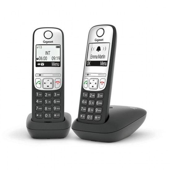 Gigaset fekete dect telefon (A690 DUO)