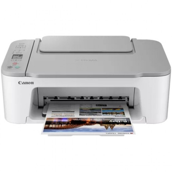 CANON Tintasugaras MFP NY/M/S PIXMA TS3451W, színes, A4, 7,7kép/p ff, USB/Wifi, 600x1200dpi, fehér (4463C026AA)