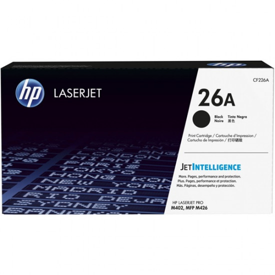 HP CF226A Toner HP 26A black 3 100 pgs