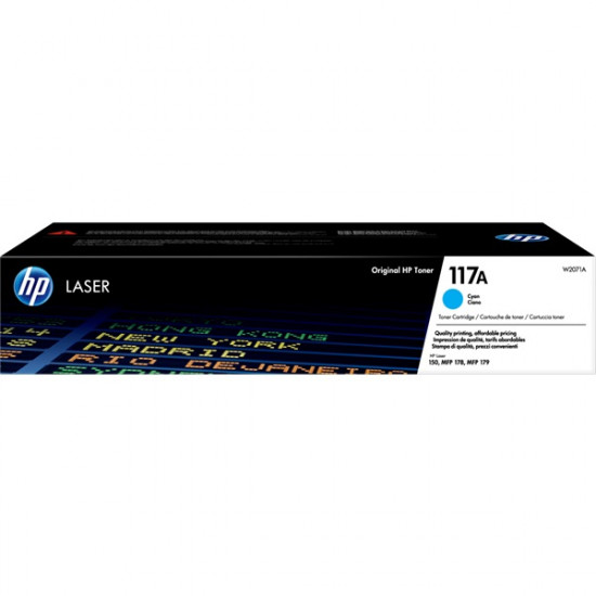 HP 117A Toner - Cyan (W2071A)