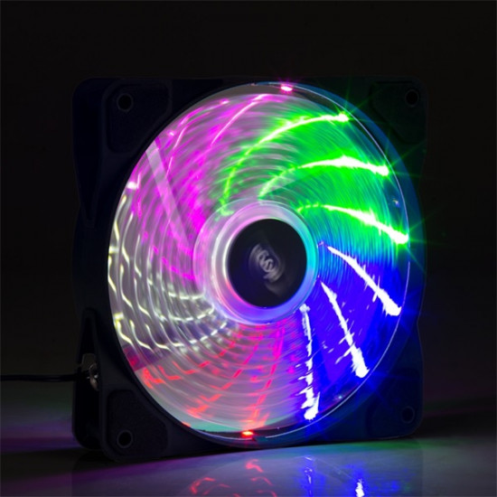 Akyga ház hűtő 12cm Rainbow LED (AW-12D-LED)