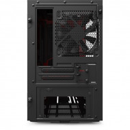 NZXT H210 MATTE BLACK/RED