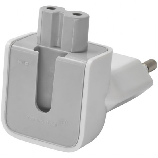 AKY AK-AD-60 Akyga EU replacement plug AK-AD-60 Duckhead Apple MagSafe CEE 7/16 to C7 white AKY AK-AD-60 Akyga EU replacement plug AK-AD-60 Duckhead Apple MagSafe CEE 7/16 to C7 white