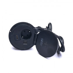 TOO GPS-103-1B süllyesztett hálózati elosztó fekete