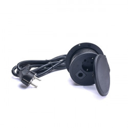 TOO GPS-105-1B süllyesztett hálózati elosztó fekete