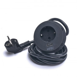 TOO GPS-201-1B süllyesztett hálózati elosztó fekete