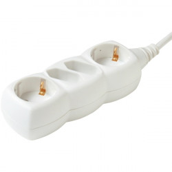 Somogyi hálózati elosztó, 4 aljzat, 3m, fehér (NV 14-3/WH/1,5)