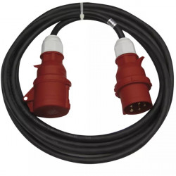Emos 3 fázisú 5x2,5mm2 16A, IP44 kültéri gumikábeles hosszabbító, 20m (PM0904)