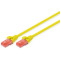 DIGITUS DK-1617-010/Y CAT6 U/UTP 1m sárga patch kábel
