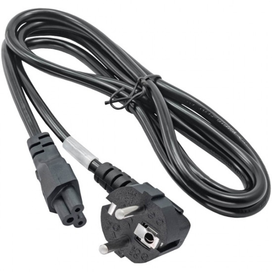 AKY AK-NB-01C Akyga Power Cord AK-NB-01C for notebooks VDE IEC C5 250V/50Hz 1,5m (AK-NB-01C)