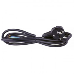 Emos Flexo szerelhető hálózati kábel, 2m, fekete (S18372)