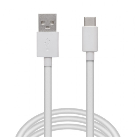 Delight USB-C töltőkábel 1m, fehér (55550WH-1)