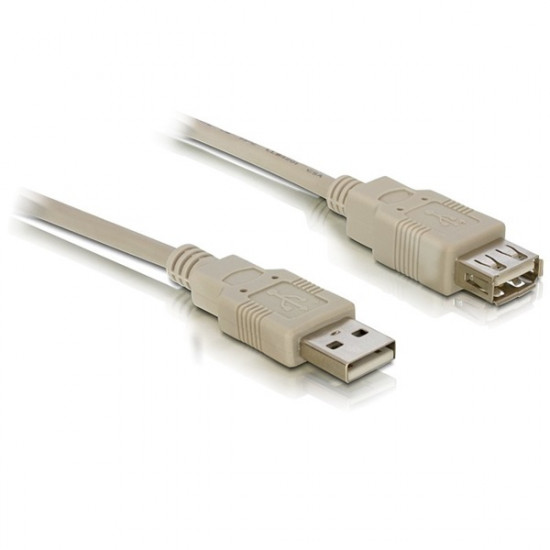 Delock USB 2.0 Type-A hosszabbító kábel, 3m (82240)