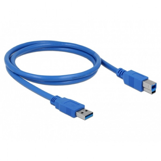 Delock USB 3.0 Type-A - Type-B összekötő kábel, 1m (82580)