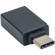 Akyga USB-C - USB 3.1 A Gen 1 M/F adapter - fekete (AK-AD-54) Akyga USB-C - USB 3.1 A Gen 1 M/F adapter - fekete (AK-AD-54)