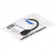 Akyga USB 2.0 - USB 3.0 átalakító, fekete (AK-CA-28)