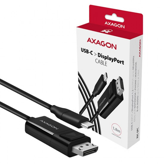 Axagon USB-C - Displayport kábel (RVC-DPC)