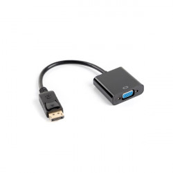 Lanberg DisplayPort - VGA átalakító, 20cm (AD-0002-BK)