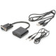 DIGITUS Audio-Video Átalakító, VGA - HDMI, 1080p FHD, audio 3.5mm - MiniJack (DA-70473)