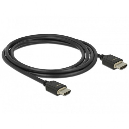 DeLock HDMI apa - apa összekötő kábel, 8K, 60Hz, 48Gbps, 2m (85294)