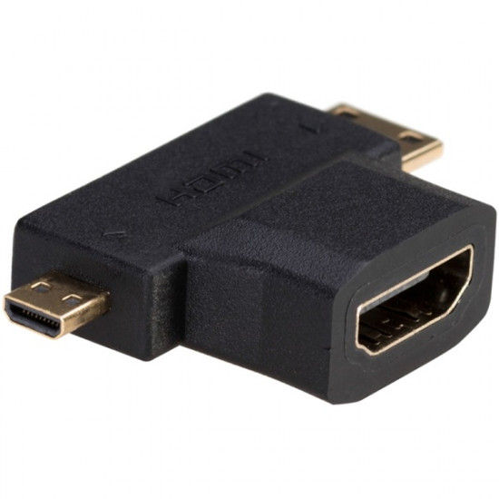 Akyga HDMI - miniHDMI - microHDMI adapter (AK-AD-23)