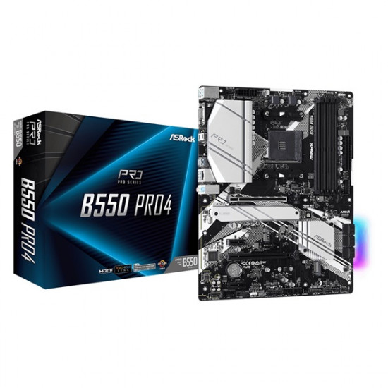 Asrock B550 Pro4 alaplap (90-MXBCZ0-A0UAYZ)