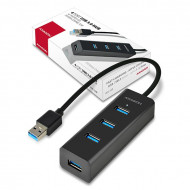 Axagon 4 portos USB 3.0 HUB gyorstöltéssel (HUE-S2B)