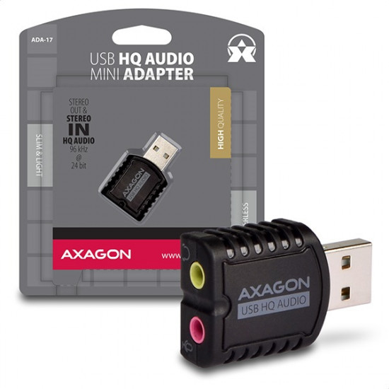 Axagon ADA-17 USB külső hangkártya (ADA-17)