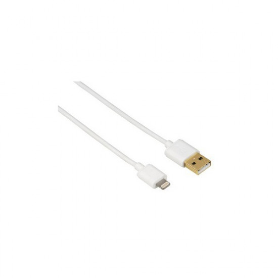 Hama 1,8m Lightning > USB-A fehér adatkábel (54567) Hama 1,8m Lightning > USB-A fehér adatkábel (54567)