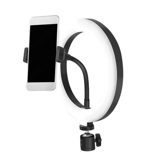 Logilink 20cm fekete LED körlámpa okostelefonhoz (AA0151)