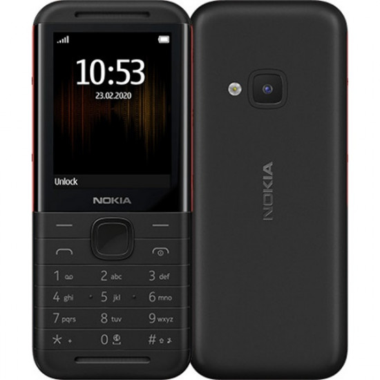 Nokia 5310 Dual-Sim mobiltelefon fekete-piros (16PISX01A01)