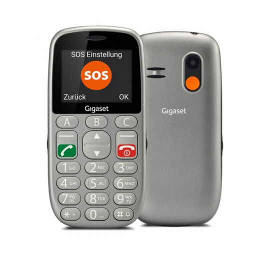 Gigaset GL390 2,2 Dual SIM ezüst mobiltelefon
