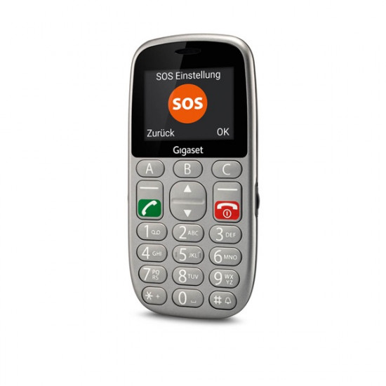 Gigaset GL390 2,2 Dual SIM ezüst mobiltelefon